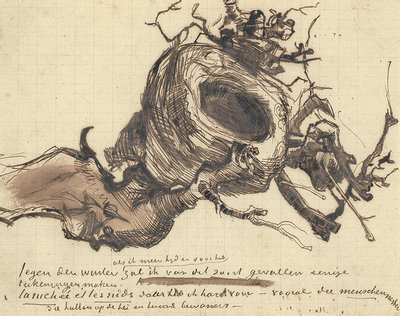 Vogelnest, briefschets, 4 oktober 1885